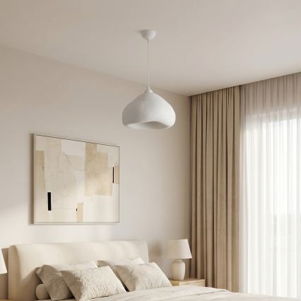 Brilagi - Pakaramā lampa ar vadu WABI SABI 1xE27/40W/230V Ø 32 cm balta