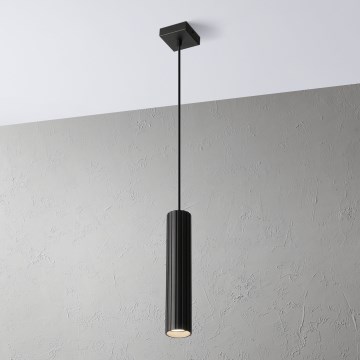 Brilagi - Pakaramā lampa CRISPINA uz vada 1xGU10/10W/230V melna