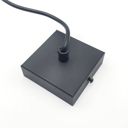 Brilagi - Pakaramā lampa CRISPINA uz vada 1xGU10/10W/230V melna