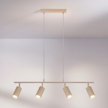 Brilagi - Pakaramā lampa uz kabeļa SELE 4xGU10/30W/230V bēša