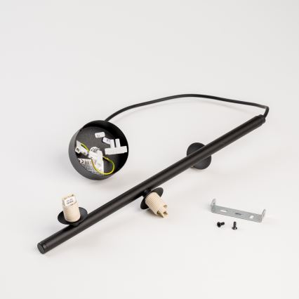 BRILAGI - Pakaramā lampa uz kabeļa VULCANO 3xG9/8W/230V melna/dūmu melna