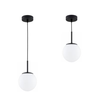 BRILAGI - pakaramā lampa uz troses MILO 1xE27/60W/230V melna
