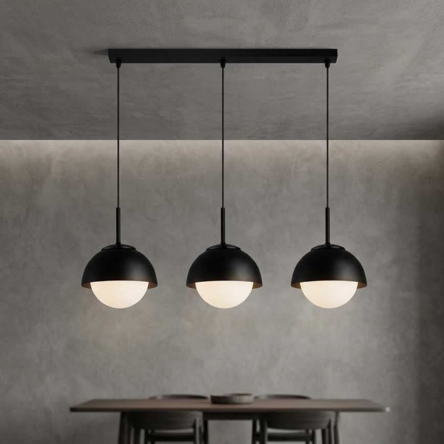 BRILAGI - Pakaramā lampa uz vada COSMO 3xE27/60W/230V melna