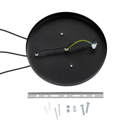 Brilagi - pakaramā lampa uz vada WABI SABI 3xE27/40W/230V pr. 60 cm melna