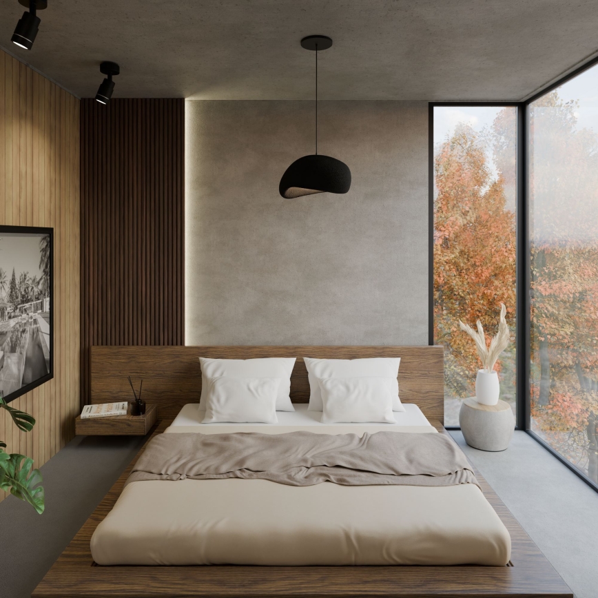 Brilagi - Pakaramā lampa WABI SABI 1xE27/40W/230V melna