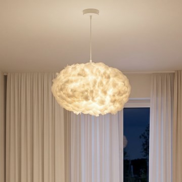 Brilagi - Pakaramā lustra ar kabeli SOLEAIR 2xE27/40W/230V Ø 60 cm balta
