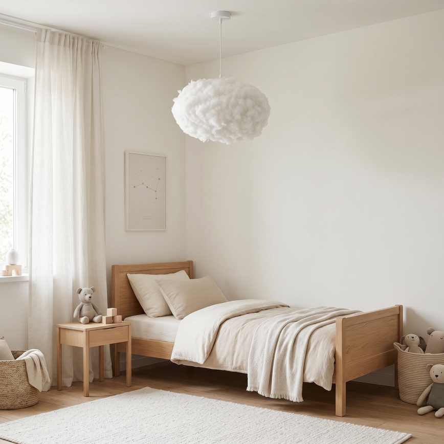 Brilagi - Pakaramā lustra ar kabeli SOLEAIR 2xE27/40W/230V Ø 60 cm balta