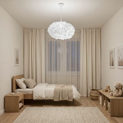 Brilagi - Pakaramā lustra ar kabeli SOLEAIR 2xE27/40W/230V Ø 60 cm balta