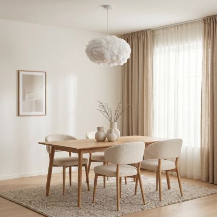 Brilagi - Pakaramā lustra ar kabeli SOLEAIR 2xE27/40W/230V Ø 60 cm balta