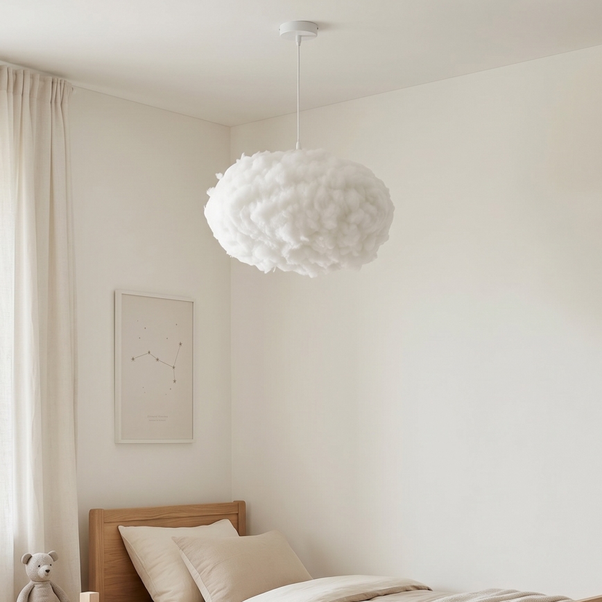 Brilagi - Pakaramā lustra ar kabeli SOLEAIR 2xE27/40W/230V Ø 60 cm balta