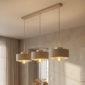 Brilagi - Pakaramā lustra ar vadu 3xE27/60W/230V bēša/zelta