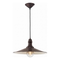 Brilagi - pakaramā lustra ar vadu FORGE 1xE27/60W/230V Ø 36 cm brūna