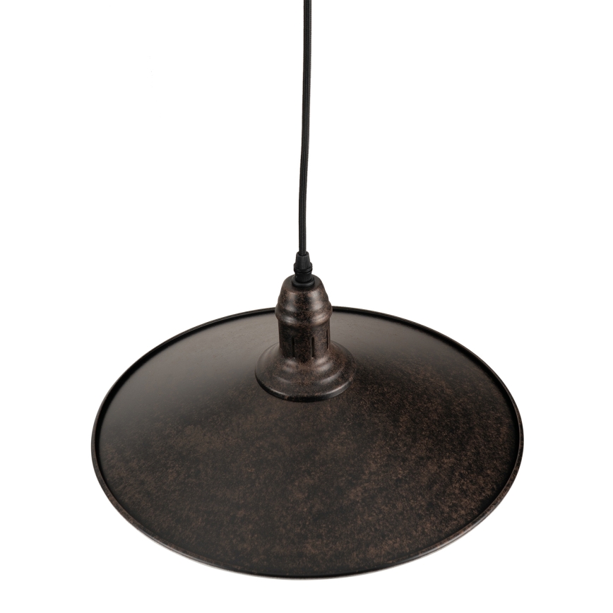 BRILAGI - pakaramā lustra ar vadu FORGE 1xE27/60W/230V Ø 36 cm brūna