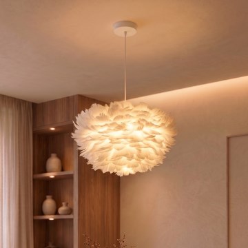 BRILAGI - Pakaramā lustra FEATHER 3xE27/40W/230V, Ø 40 cm, balta