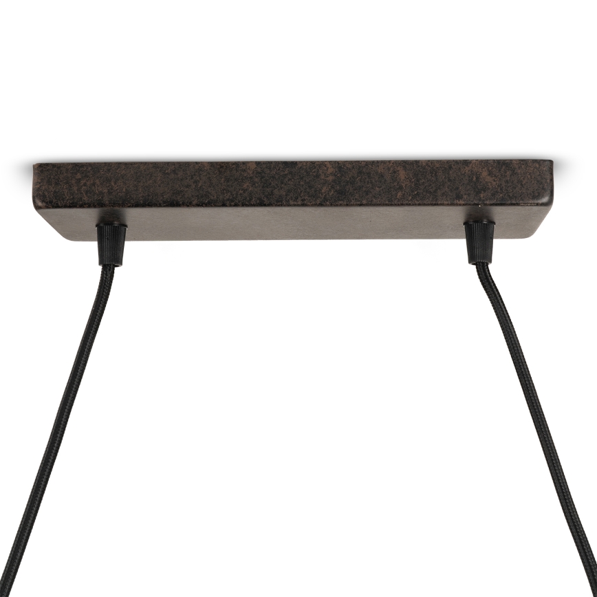 BRILAGI - pakaramā lustra FORGE ar trosi, 2xE27/60W/230V, brūna
