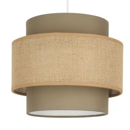 Brilagi - Pakaramā lustra RESNA 3xE27/60W/230V Ø 45 cm brūna/bēša