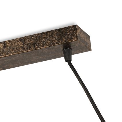 BRILAGI - Pakaramā lustra uz kabeļa FORGE 3xE27/60W/230V vara/patīna