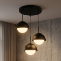 BRILAGI - Pakaramā lustra uz troses COSMO 3xE27/60W/230V melna