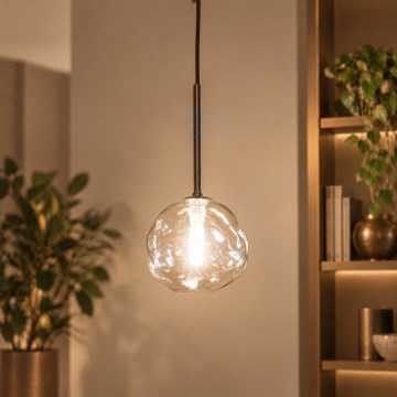 BRILAGI - Pakaramā lustra uz troses VULCANO 1xG9/8W/230V pr. 15 cm bronzas/dūmakaini bēšs