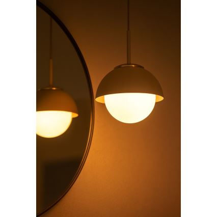 Brilagi - Pakaramā lustra uz vada 1xE27/60W/230V Ø 18 cm bēša/zelta