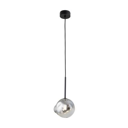 Brilagi - Pakaramā lustra uz vada VULCANO 1xG9/8W/230V melna/dūmaina melna
