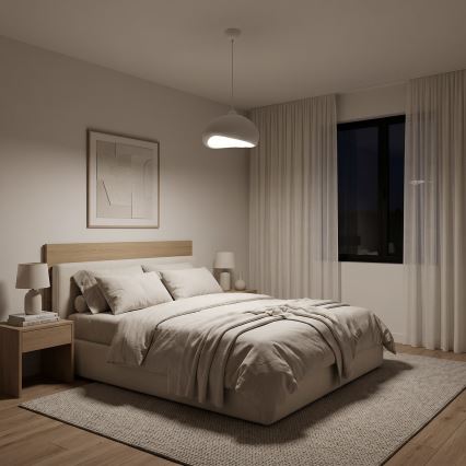 Brilagi - Pakaramā lustra uz vada WABI SABI 1xE27/40W/230V Ø 32 cm balta