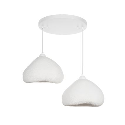 Brilagi - Pakaramā lustra WABI SABI 2xE27/40W/230V Ø45 cm balta