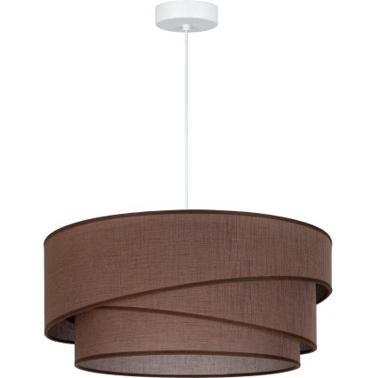Brilagi - Pakaramais gaismeklis ar kabeli ARROW 1xE27/60W/230V Ø 45 cm brūns