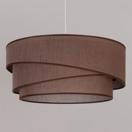 Brilagi - Pakaramais gaismeklis ar kabeli ARROW 1xE27/60W/230V Ø 45 cm brūns