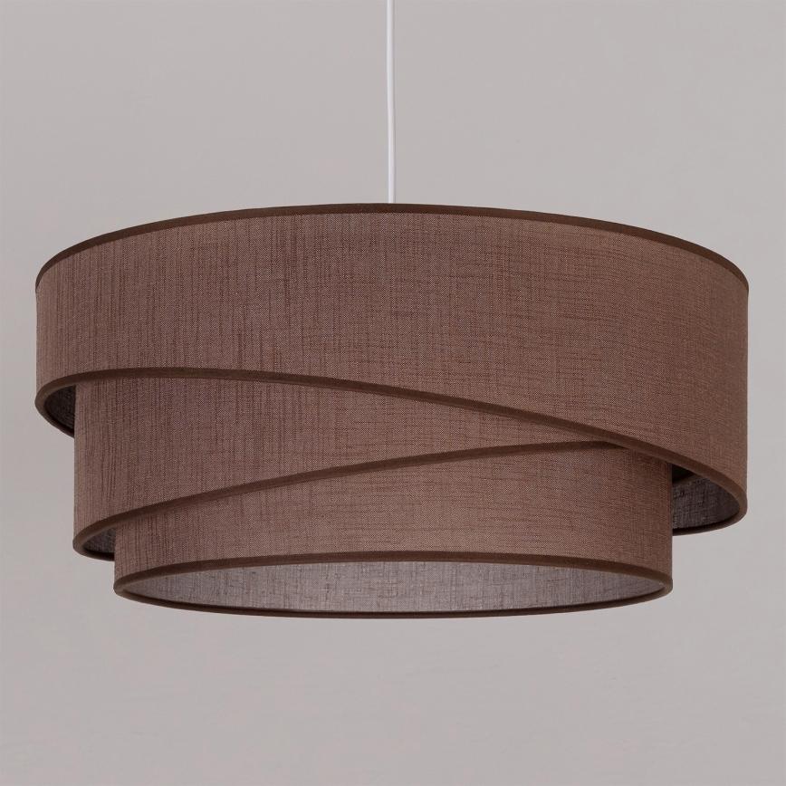 Brilagi - Pakaramais gaismeklis ar kabeli ARROW 1xE27/60W/230V Ø 45 cm brūns