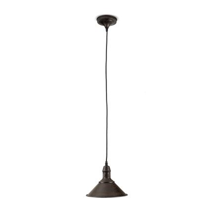 BRILAGI - Pakaramais gaismeklis ar vadu FORGE 1xE27/60W/230V Ø 22 cm brūns