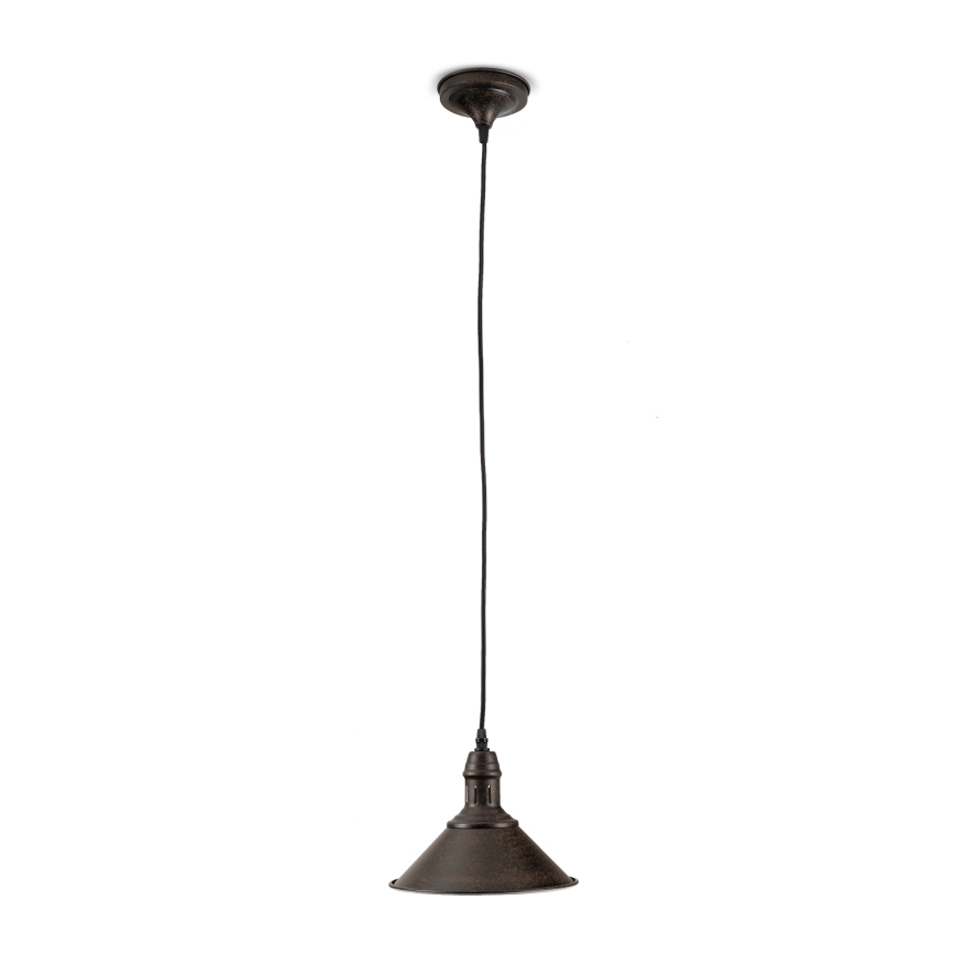 BRILAGI - Pakaramais gaismeklis ar vadu FORGE 1xE27/60W/230V Ø 22 cm brūns