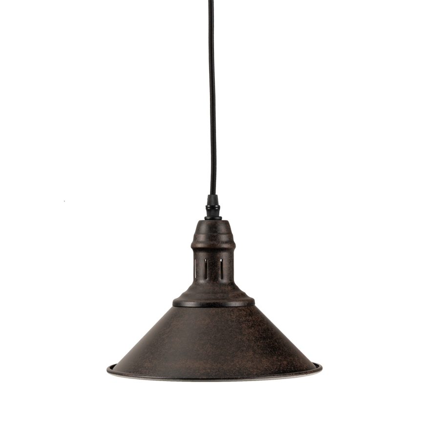 BRILAGI - Pakaramais gaismeklis ar vadu FORGE 1xE27/60W/230V Ø 22 cm brūns