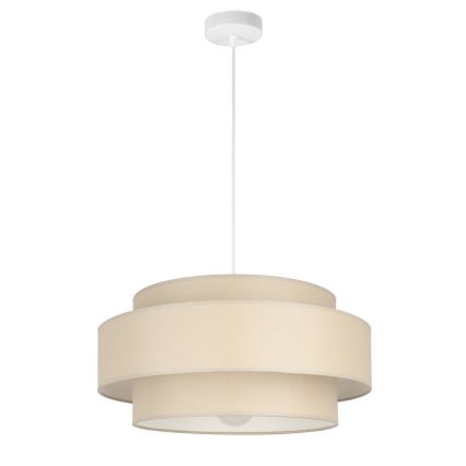 Brilagi - Pakaramais gaismeklis RESNA 1xE27/60W/230V Ø 40 cm, bēšs