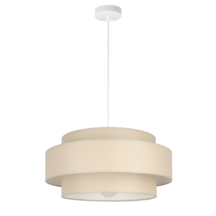 Brilagi - Pakaramais gaismeklis RESNA 1xE27/60W/230V Ø 40 cm, bēšs