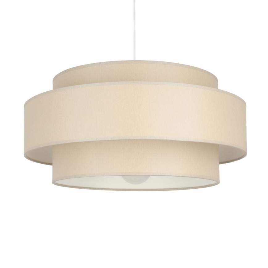 Brilagi - Pakaramais gaismeklis RESNA 1xE27/60W/230V Ø 40 cm, bēšs