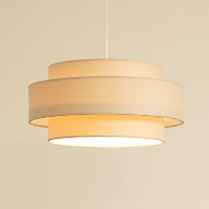 Brilagi - Pakaramais gaismeklis RESNA 1xE27/60W/230V Ø 40 cm, bēšs