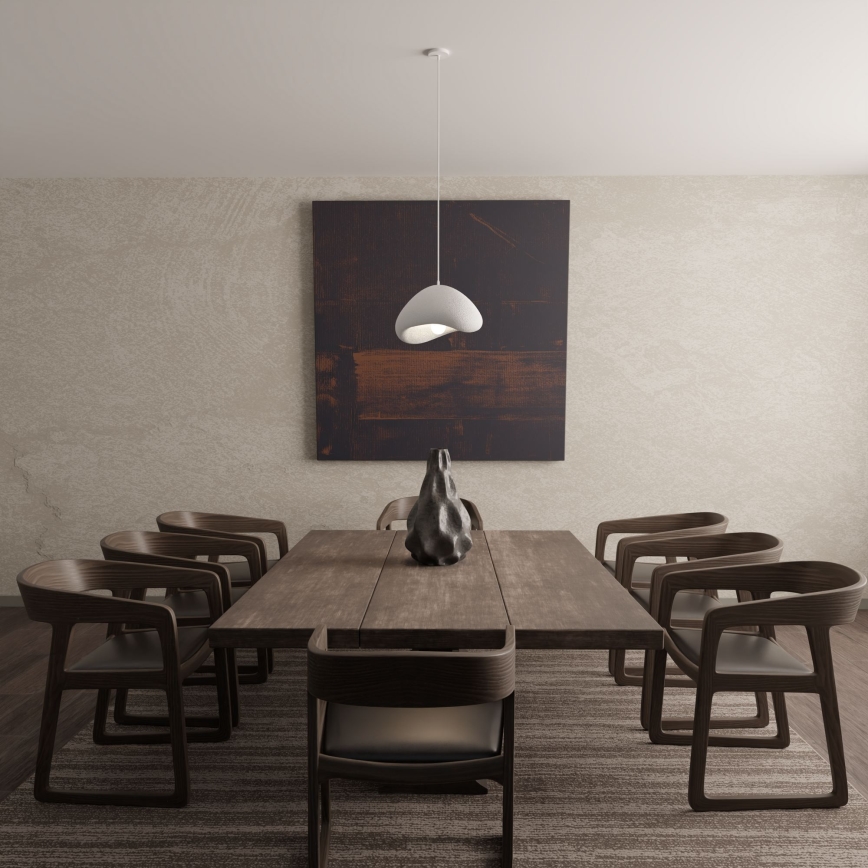 Brilagi - Pakaramais gaismeklis uz vada WABI SABI 1xE27/40W/230V Ø 33 cm balts