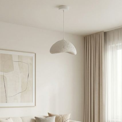 Brilagi - Pakaramais gaismeklis uz vada WABI SABI 1xE27/40W/230V Ø 33 cm balts