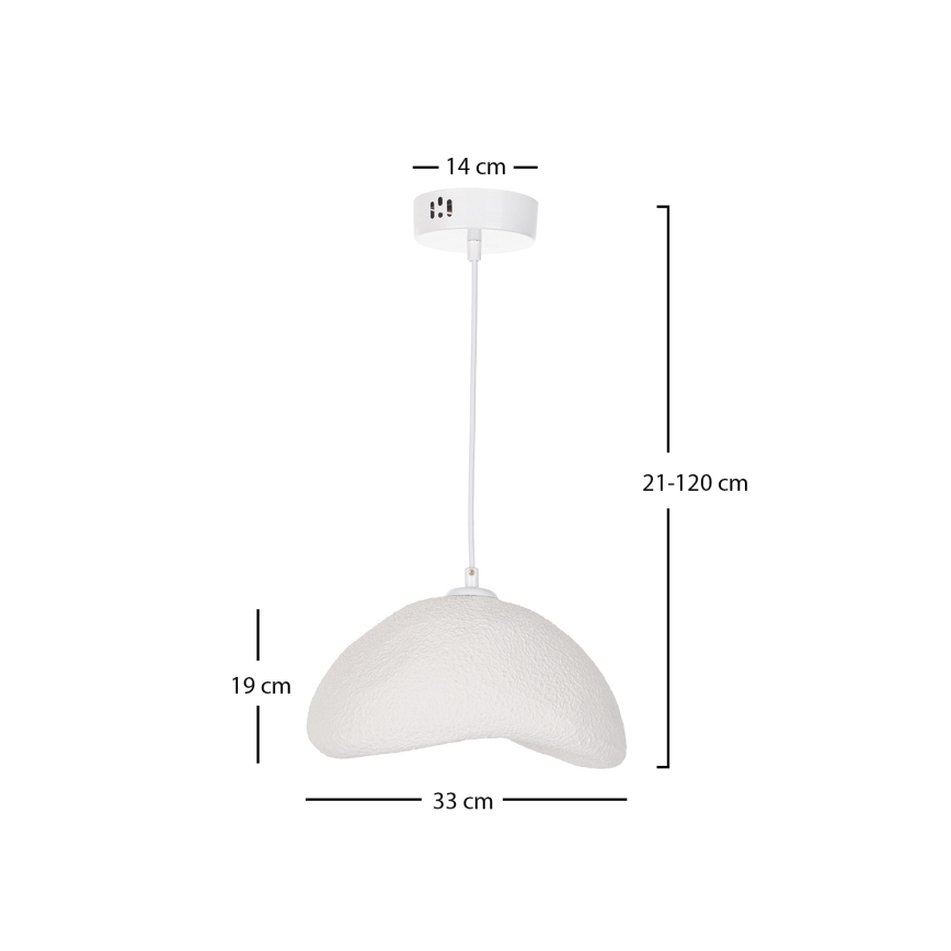 Brilagi - Pakaramais gaismeklis uz vada WABI SABI 1xE27/40W/230V Ø 33 cm balts