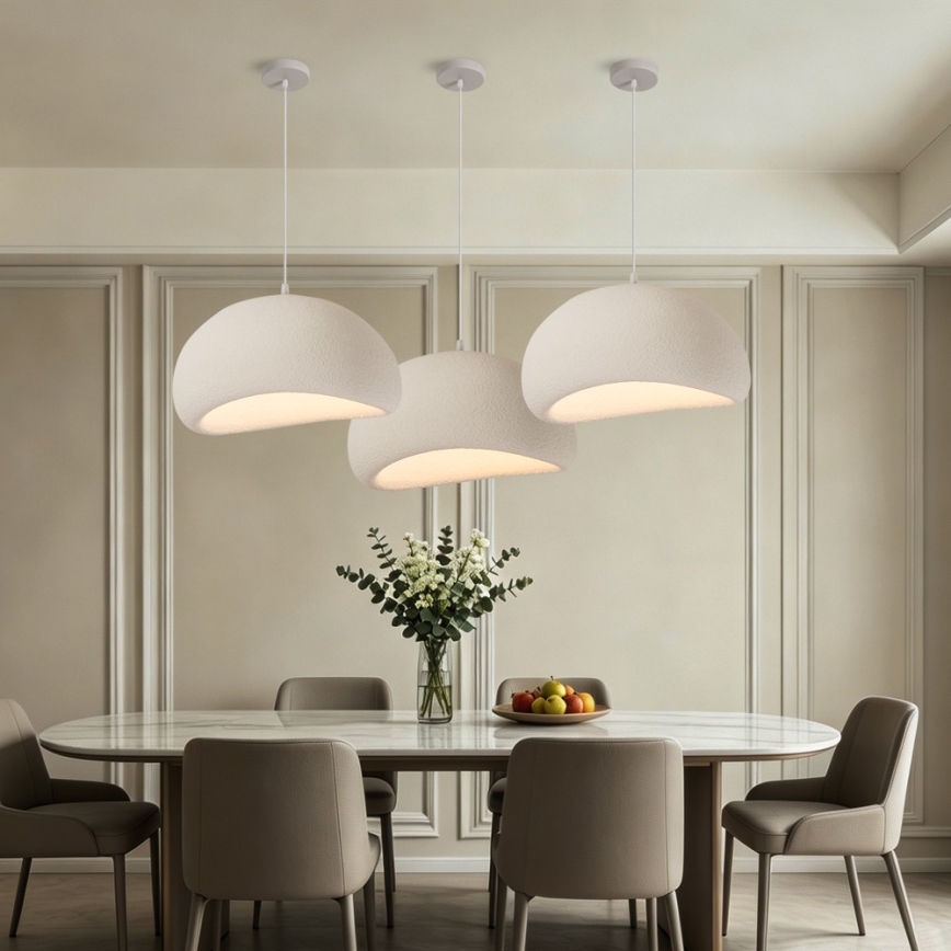 BRILAGI - Pakaramais gaismeklis uz vada WABI SABI 1xE27/60W/230V Ø 50 cm balts