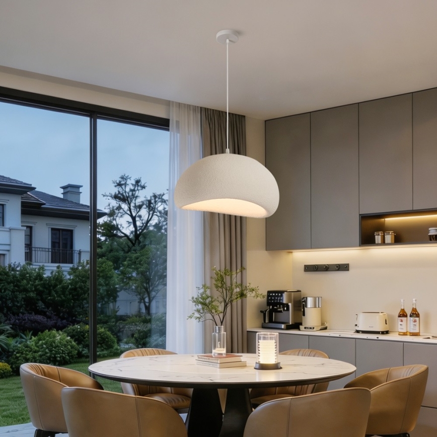 BRILAGI - Pakaramais gaismeklis uz vada WABI SABI 1xE27/60W/230V Ø 50 cm balts