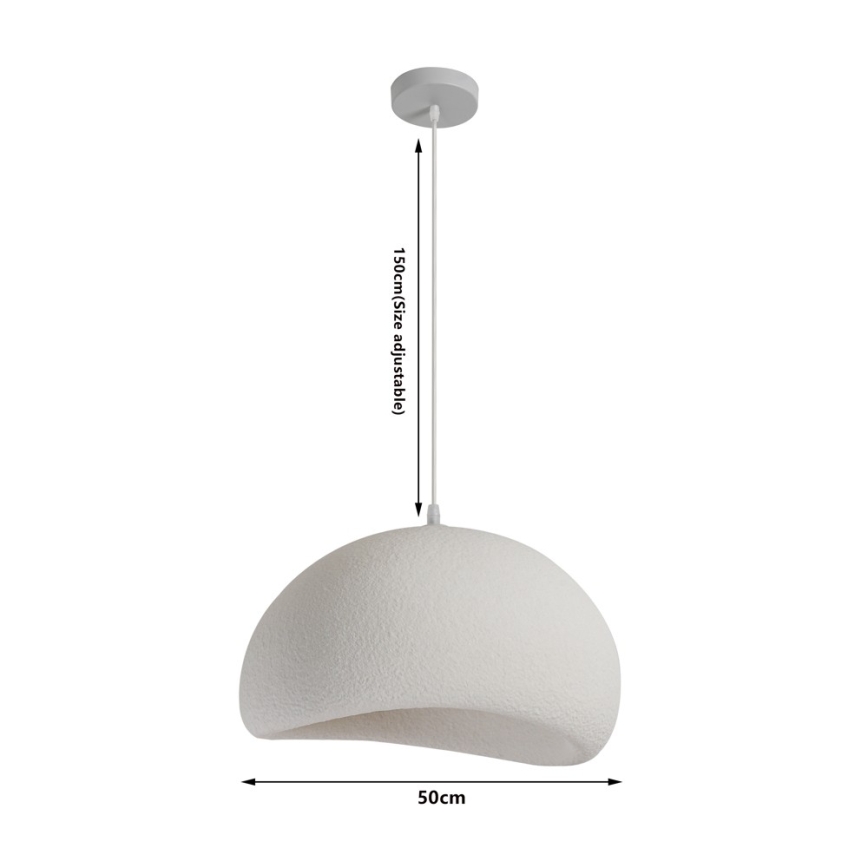 BRILAGI - Pakaramais gaismeklis uz vada WABI SABI 1xE27/60W/230V Ø 50 cm balts