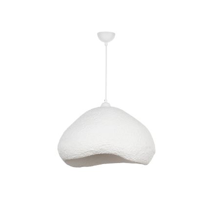 Brilagi - Pakaramais gaismeklis WABI SABI ar kabeli 1xE27/40W/230V Ø 50 cm balts