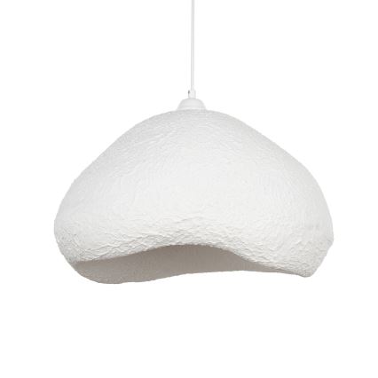 Brilagi - Pakaramais gaismeklis WABI SABI ar kabeli 1xE27/40W/230V Ø 50 cm balts