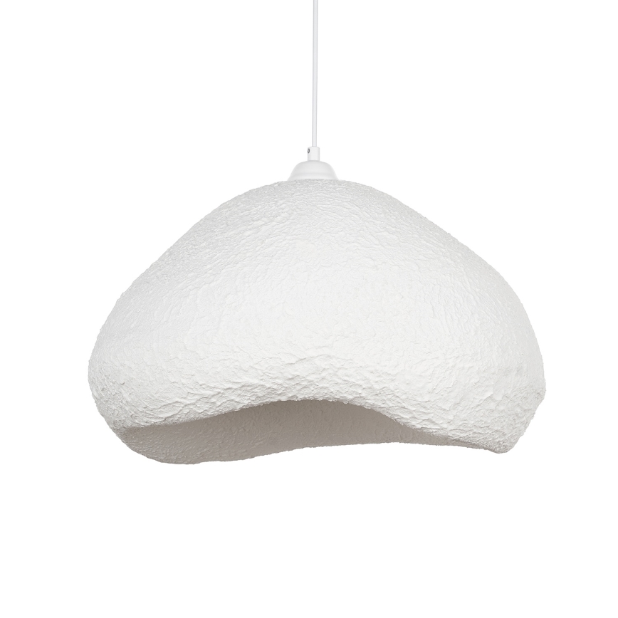 Brilagi - Pakaramais gaismeklis WABI SABI ar kabeli 1xE27/40W/230V Ø 50 cm balts