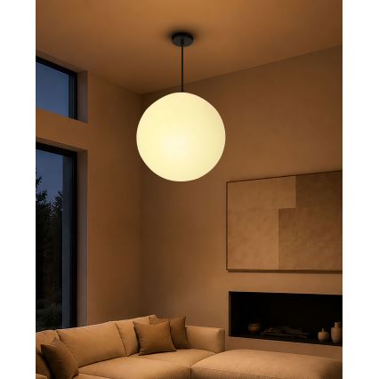 BRILAGI - Pakaramais lustrs ar vadu POLOS 1xE27/40W/230V Ø 40 cm melns