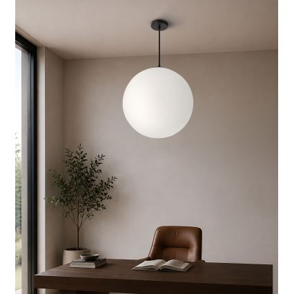 BRILAGI - Pakaramais lustrs ar vadu POLOS 1xE27/40W/230V Ø 40 cm melns