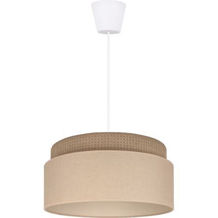 Brilagi - Pakaramais lustrs uz vada PADOVA 1xE27/60W/230V Ø 40 cm, bēšs