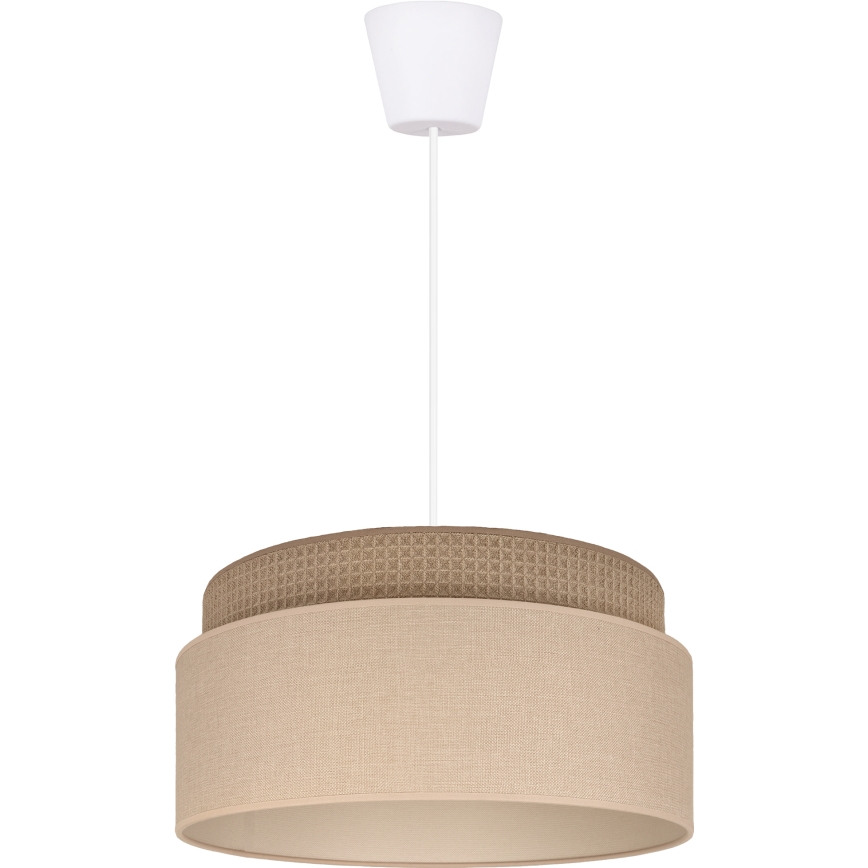 Brilagi - Pakaramais lustrs uz vada PADOVA 1xE27/60W/230V Ø 40 cm, bēšs